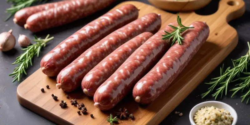 Saucisses maison aux herbes et épices