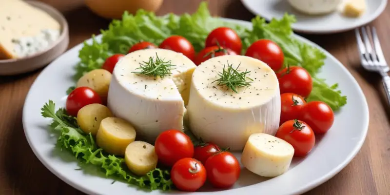 Radis farcis au fromage de chèvre et ciboulette