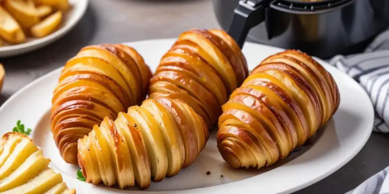 Pommes de terre Hasselback à l'Air Fryer