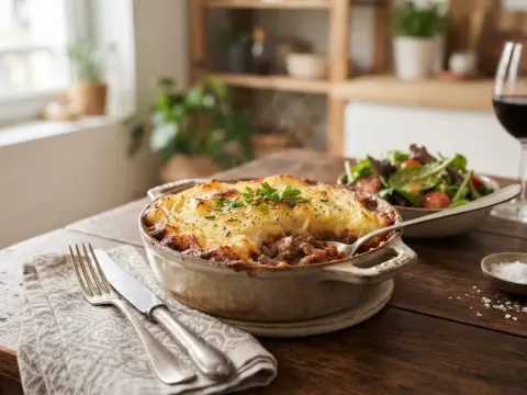 Hachis parmentier de canard