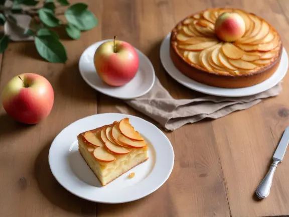 Gâteau Invisible aux Pommes