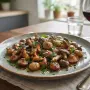 Poêlée de champignons et châtaignes
