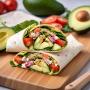 Wrap au Thon, Avocat et Salade