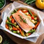 Papillote de Poisson aux Légumes Racines d'Hiver