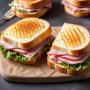 Sandwich Gourmand au Jambon de Pays, Fromage Frais et Concombre