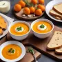 Velouté de Potimarron Rôti et Tartines Croustillantes au Chèvre