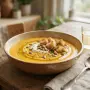 Velouté de potiron et croûtons