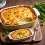 Gratin Dauphinois Authentique et Salade Verte Croquante