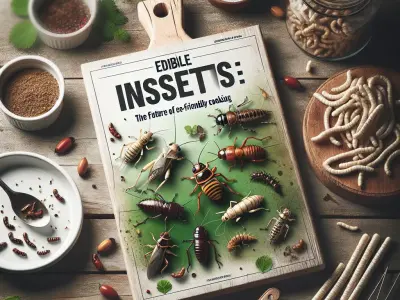 Les insectes comestibles : l'avenir de la cuisine écologique