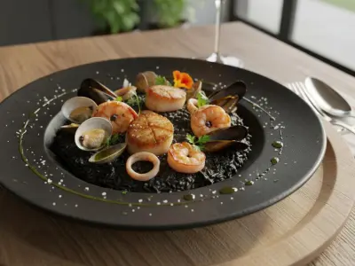 Risotto Noir aux Trésors de l'Océan