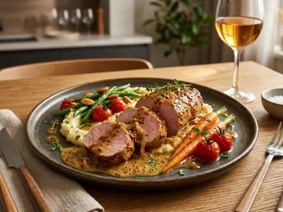 Filet Mignon de Porc à la Moutarde et au Miel