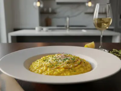 Risotto Crémeux au Safran
