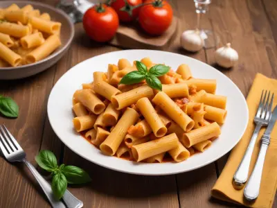 Rigatoni al Tonno e Capperi