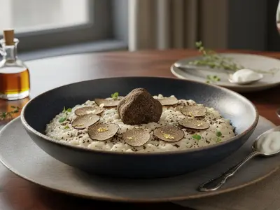 Le Risotto de l'Alchimiste au Diamant Noir