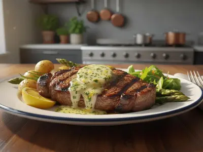 Entrecôte Grillée au Beurre Maître d'Hôtel