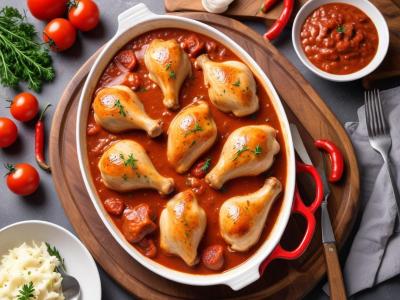 Aiguillettes de Poulet Sauce Crémeuse au Chorizo