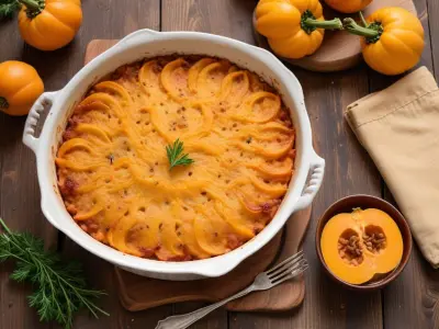 Gratin Automnal au Butternut et aux Noix