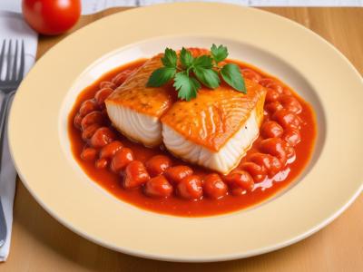 Cabillaud à la sauce tomate