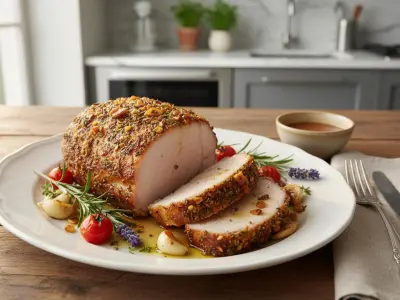 Rôti de Porc aux Herbes de Provence et à l'Ail