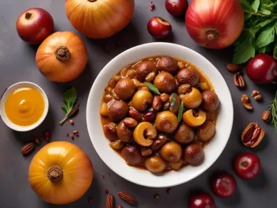 Dinde Farcie aux Marrons et aux Échalotes