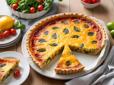 Quiche Estivale aux Légumes du Soleil