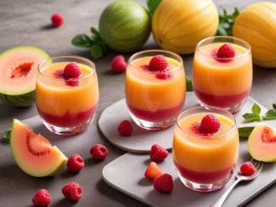 Gaspacho Sucré Melon-Framboise