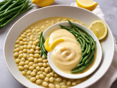 Purée de Haricots Blancs à l'Ail Rôti et Citron