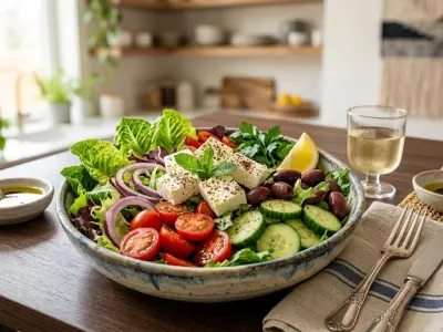 Salade Fraîcheur Méditerranéenne à la Feta