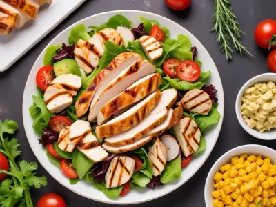 Salade Composée Gourmande au Poulet Grillé