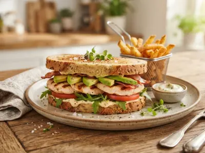 Sandwich poulet avocat