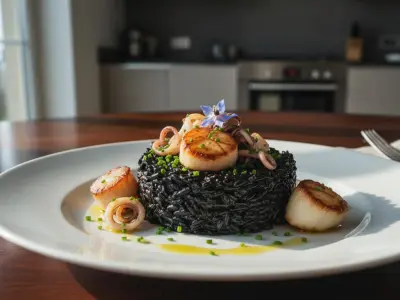 Risotto à l'Encre de Seiche 'Code Noir'