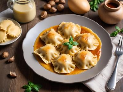 Raviolis aux champignons