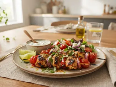 Brochettes de poulet au miel et citron vert