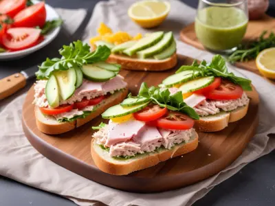 Sandwich Fraîcheur Thon et Crudités