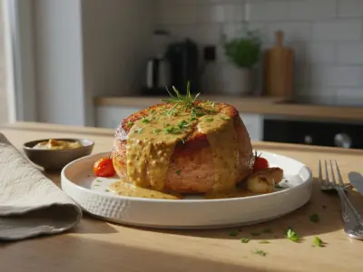 Rouelle de porc à la moutarde à l'Air Fryer