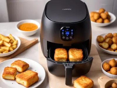 Carrés Croustillants aux Œufs Air Fryer