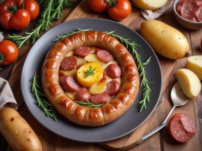 Pinsa Patate & Saucisse au Romarin
