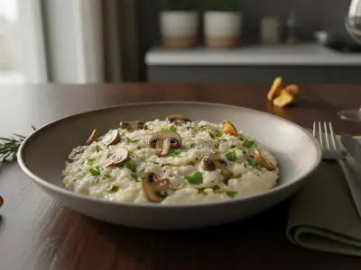 Risotto Crémeux aux Champignons de Paris