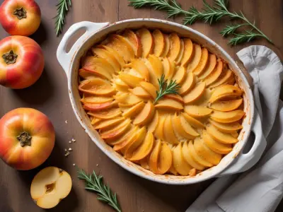 Gratin crémeux de butternut et pommes de terre au gruyère