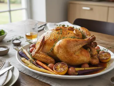 Le Grand Poulet Rôti du Dimanche à l'Ail et au Thym