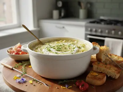 Fondue de poireaux à la crème onctueuse
