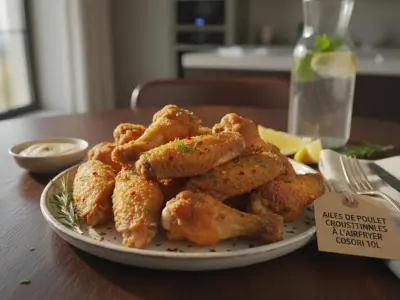 Ailes de Poulet Croustillantes à l'Airfryer Cosori 10L