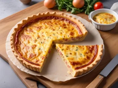 Quiche Lorraine sur Fond de Wrap