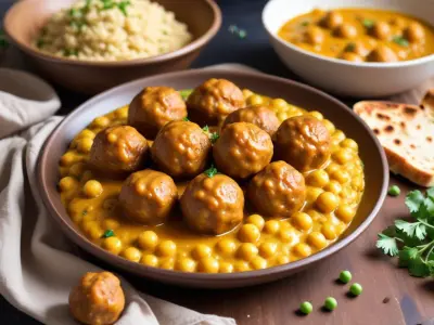 Boulettes de pois chiches au curry