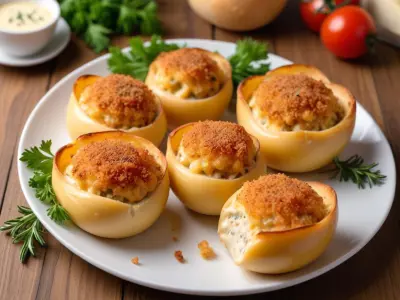 Oignons farcis au fromage