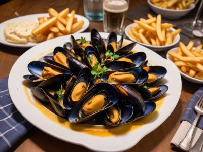 Moules Marinières, Frites