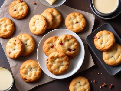 Cookies Salés Croustillants au Bacon et Gruyère