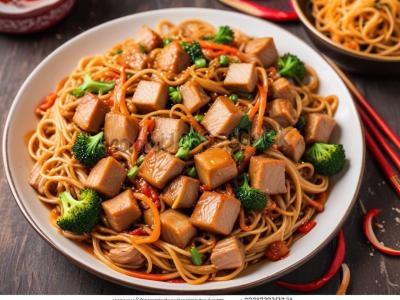 Porc Sauté aux Nouilles Chinoises Express