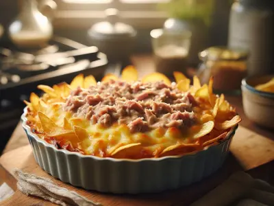 Gratin de Chips au Thon et Gruyère