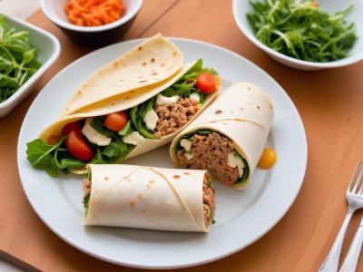 Wrap au thon, concombre et yaourt (à emporter)